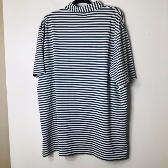Peter Millar polo men xl The Greenbrier blue stripe Summer Comfort - Picture 8 of 9